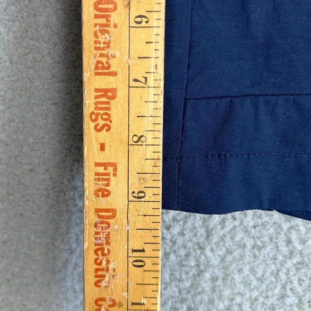 Reel Life Shorts Mens Large Navy Blue Fishing Cargo Outdoor Stretch D-Ring Zip